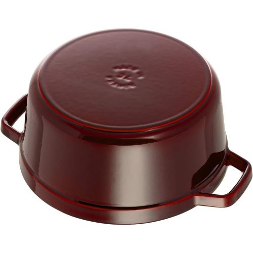  STAUB 1102287 Round Cocotte, 2.75 quart, Grenadine