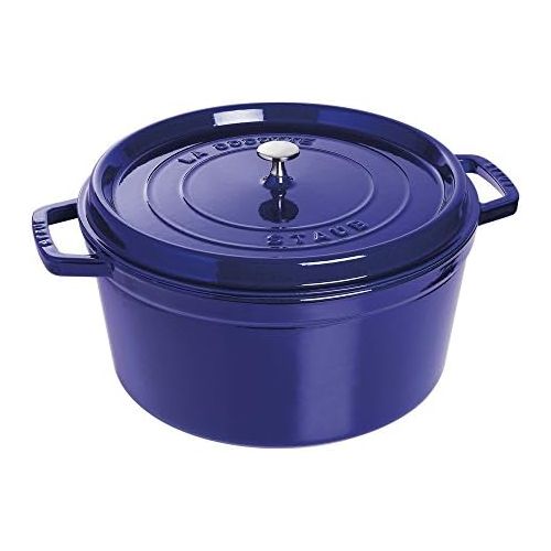  Staub 1103491 Round Cocotte Oven, 13.25 quart, Dark Blue