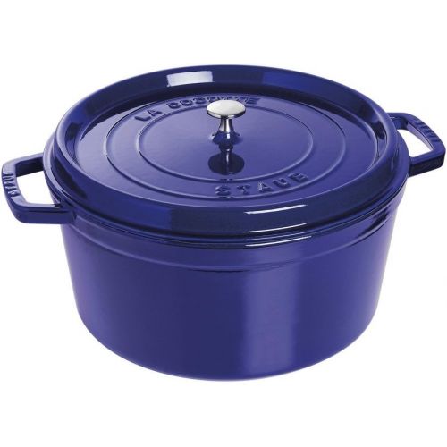  Staub 1103491 Round Cocotte Oven, 13.25 quart, Dark Blue