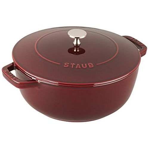  Staub Cast Iron 3.75-qt Essential French Oven - Grenadine