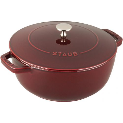  Staub Cast Iron 3.75-qt Essential French Oven - Grenadine