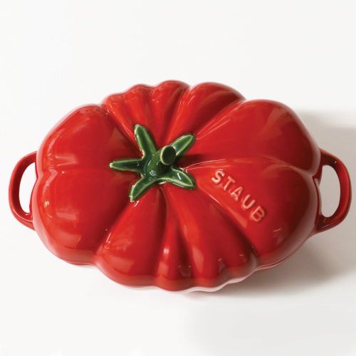  STAUB 40511-855 Ceramics Petite Tomato Cocotte, 16-oz, Cherry