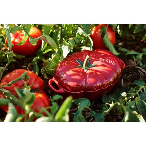  STAUB 40511-855 Ceramics Petite Tomato Cocotte, 16-oz, Cherry