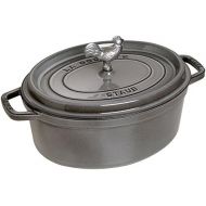 STAUB 1123118 Coq au Vin Cocotte, 5.75 Quart, Graphite Grey