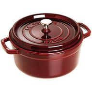 Staub Cast Iron 13.25-qt Round Cocotte - Grenadine