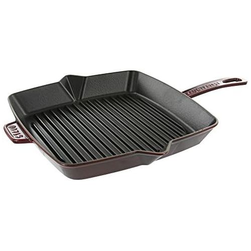  STAUB 12 American Square Grill Pan, Grenadine