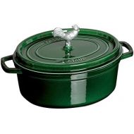 STAUB 1123185 Coq au Vin Cocotte, 5.75-Qt, Basil