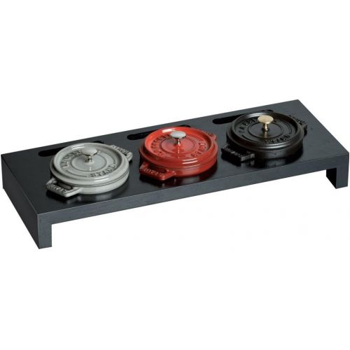  Staub Wood Mini Cocotte Stand - Black