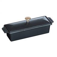 STAUB 1313025 Cast Iron Large Rectangular Terrine, 1.5-qt, Matte Black