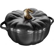 Staub 3.5 Quart Pumpkin Cocotte Black Matte