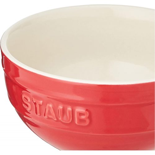  STAUB 40510-794 Ceramics Universal Bowl, 4.75-inch, Cherry