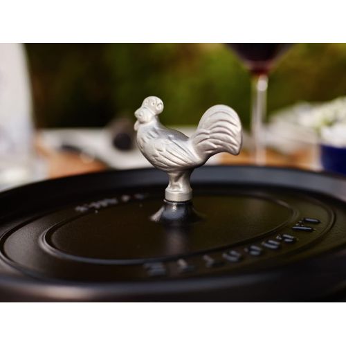  STAUB 40509-346-9 Cast Iron Animal Knob, One Size, Stainless Steel