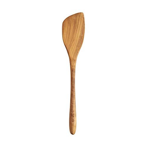  STAUB 40509-252 Olivewood Spatula, 12, Wood