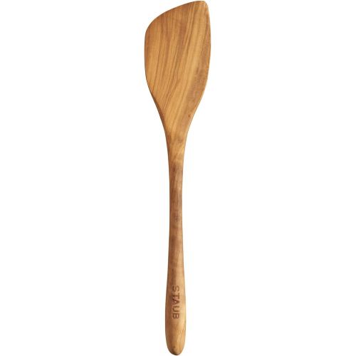  STAUB 40509-252 Olivewood Spatula, 12, Wood