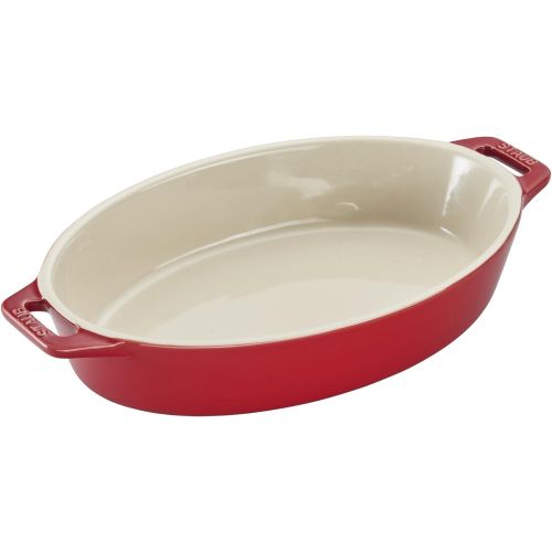  Staub 40508-646 Ceramics 4-pc Baking Dish Set-Cherry