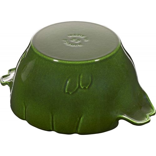  Staub Cast Iron 3-qt Artichoke Cocotte - Basil