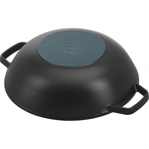 STAUB 1312923 Cast Iron Perfect Pan, 4.5-quart, Black Matte
