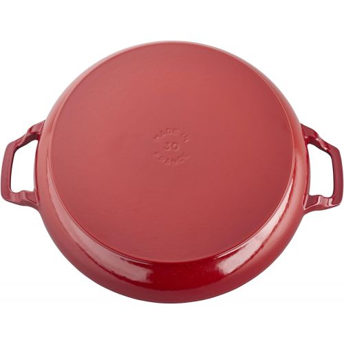  STAUB 14813006 Braiser with Glass Lid, 3.5-Qt, Cherry