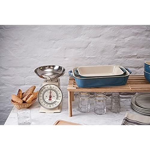  Staub 40511-924 Ceramics Rectangular Baking Dish Set, 2-piece, Rustic Turquoise