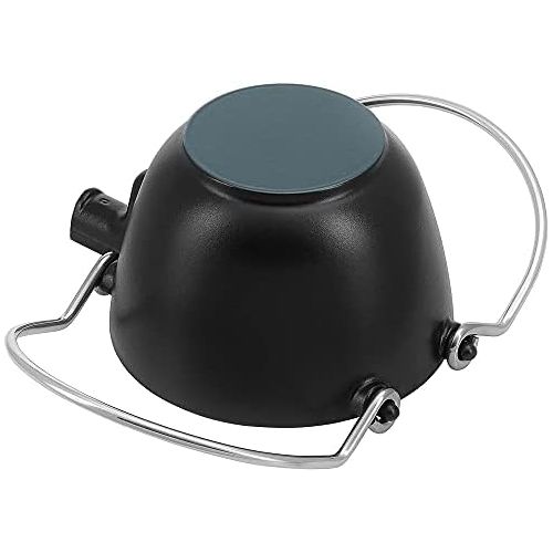  STAUB 1650023 Cast Iron Round Tea Kettle, 1-quart, Black Matte