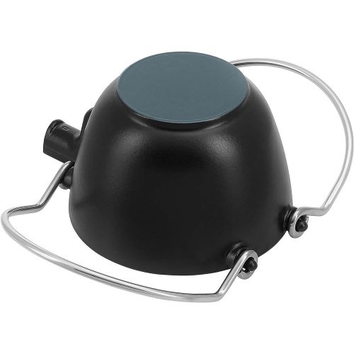  STAUB 1650023 Cast Iron Round Tea Kettle, 1-quart, Black Matte