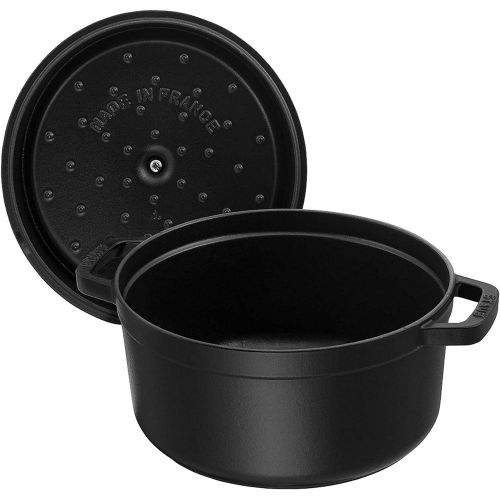  STAUB 1103025 Round Cocotte, 9 quart, Matte Black