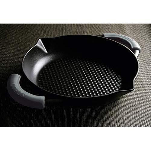  Staub 1190797 2 Silikongriffe rund, schwarz