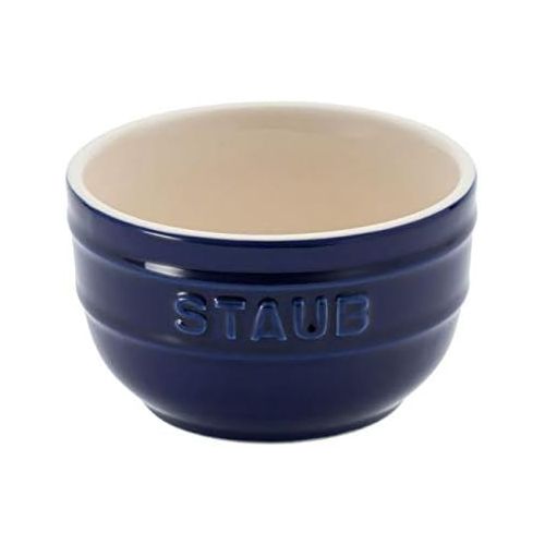  STAUB Foermchen, rund, 2er Set Dunkelblau 8 cm