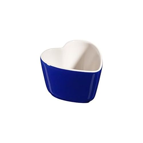  Staub Keramik 6er Set XS Mini Foermchen Ramekin Dessertschale Dunkelblau 8 cm