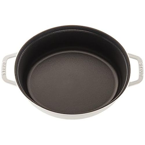  Staub Coq au Vin Cocotte, Gusseisen, 1,7 l, Weiss