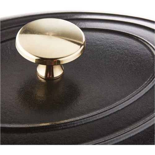  Staub Hot plate Oval Gusseisen Schwarz - Teller oval Gusseisen Schwarz 1 l 230 mm 170 mm