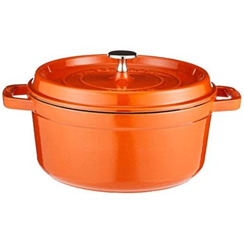  STAUB Stub Kokotte, rund, Gusseisen, 1,8 l, Burnt Orange