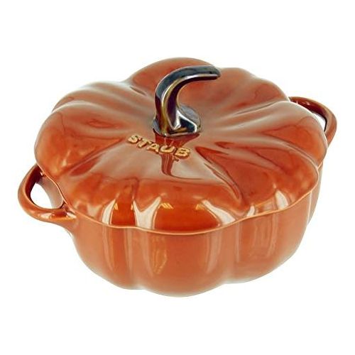  STAUB Petite Pumpkin Cocotte 16-oz matte black