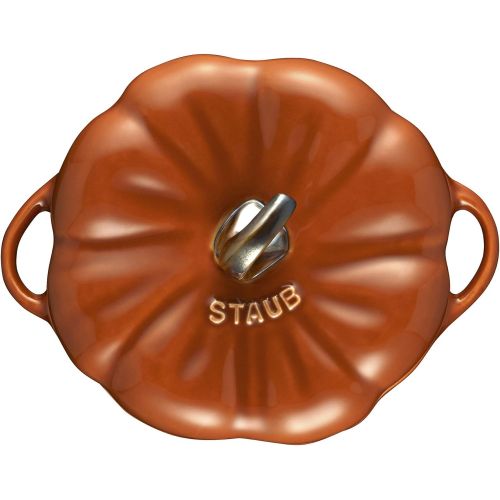  STAUB Petite Pumpkin Cocotte 16-oz matte black