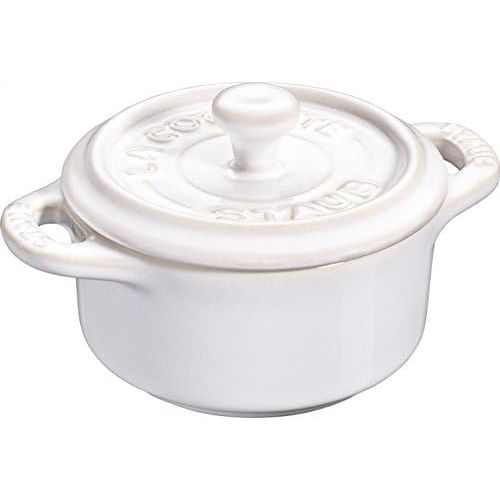  STAUB Mini Cocotte, rund Elfenbeinweiss 10 cm