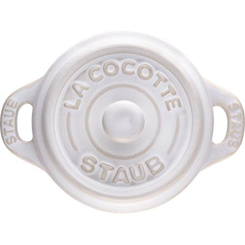  STAUB Mini Cocotte, rund Elfenbeinweiss 10 cm