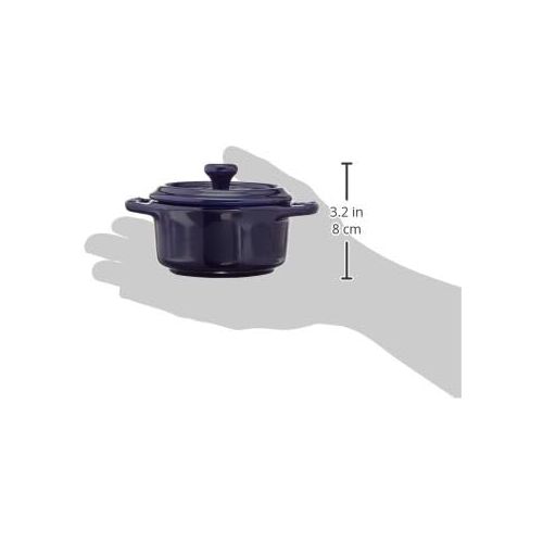  Staub Ceramics Mini-Cocotte-Set, rund, 3-teilig, rustikales Tuerkis