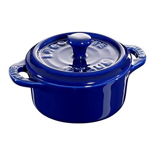  Staub Ceramics Mini-Cocotte-Set, rund, 3-teilig, rustikales Tuerkis