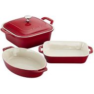 Staub Ceramics Auflaufform-Set, Kirschrot