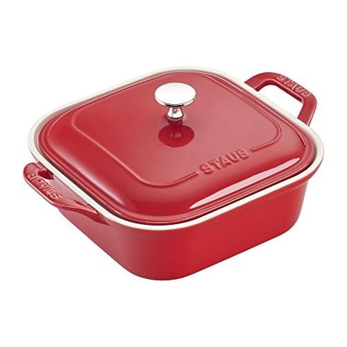  Staub Ceramics Auflaufform-Set, Kirschrot