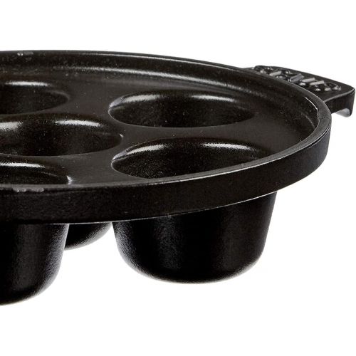  Staub 1301523 Escargot-Schale, Gusseisen, 14,5 cm, Mattschwarz