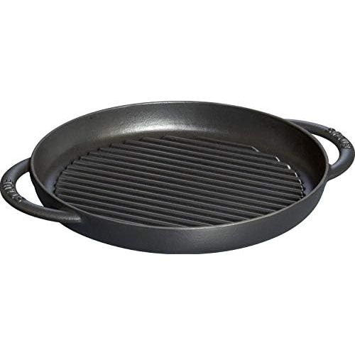  STAUB 40509-377-0 Grill Pans/Grillpfanne - mit Seitengriffen - schwarz - Ø 26 cm