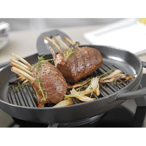  STAUB 40509-377-0 Grill Pans/Grillpfanne - mit Seitengriffen - schwarz - Ø 26 cm