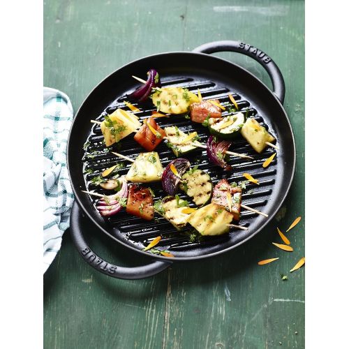  STAUB 40509-377-0 Grill Pans/Grillpfanne - mit Seitengriffen - schwarz - Ø 26 cm