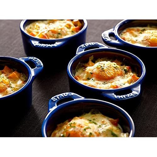  Staub Ceramics Mini-Cocotte-Set, rund, 3-teilig, Kirschrot