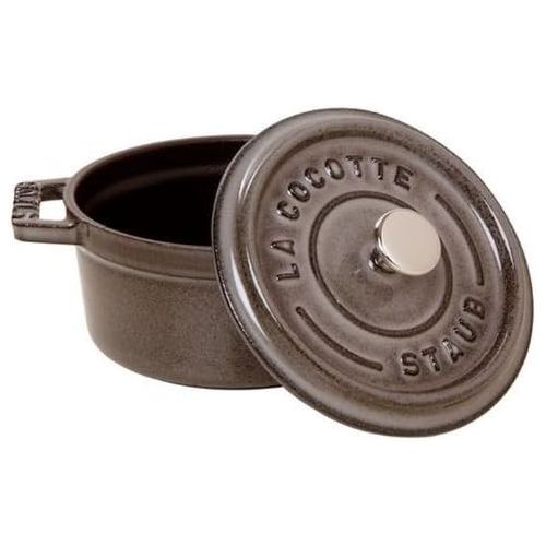  Staub Bratentopf rund, 30,0 cm, 8,35 l, graphitgrau, induktionsgeeignet 40509-862-0 (H.Nr. 1103018)