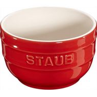 STAUB Keramik Dessertschale Auflaufform Foermchen, rund, 6er Set Kupferrot 8 cm