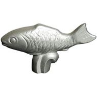 Staub Deckelknopf Fisch, Edelstahl, Silber