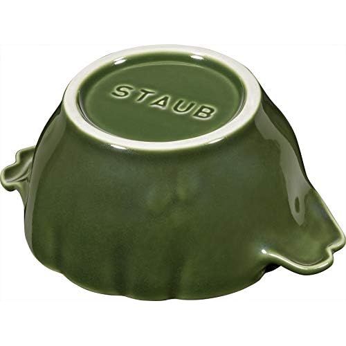  STAUB Ceramics Petite Artichoke Cocotte, 16-oz, Basil