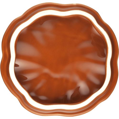  Staub Ceramics Petite Pumpkin Cocotte, 454 ml, rustikales elfenbeinfarben